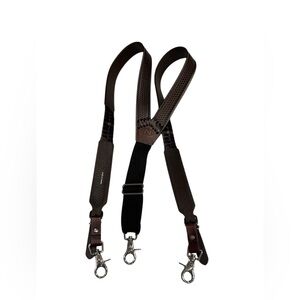 NOCONA LEATHER BASKETWEAVE MEN'S SUSPENDERS